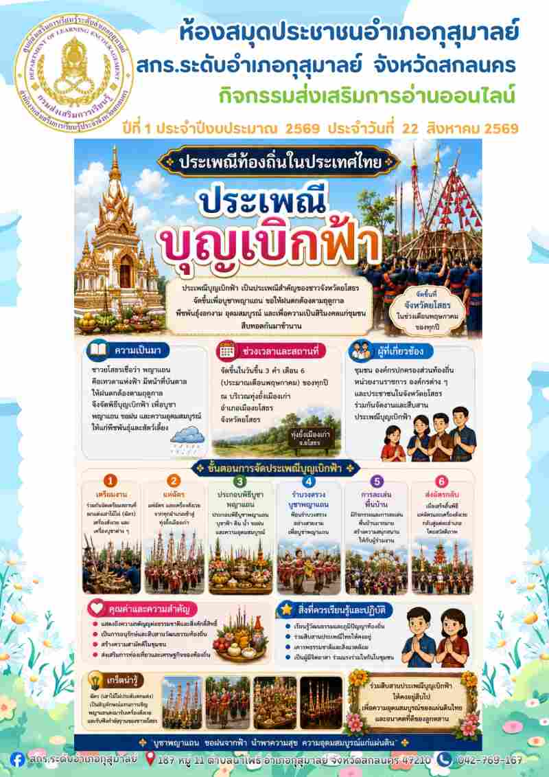 ประเพณีบุญเบิกฟ้า