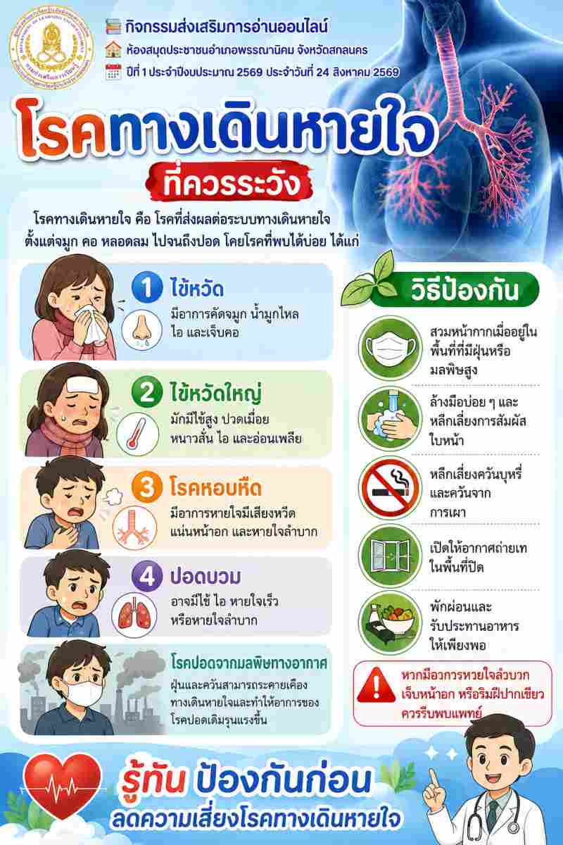 โรคทางเดินหายใจที่ควรระวัง