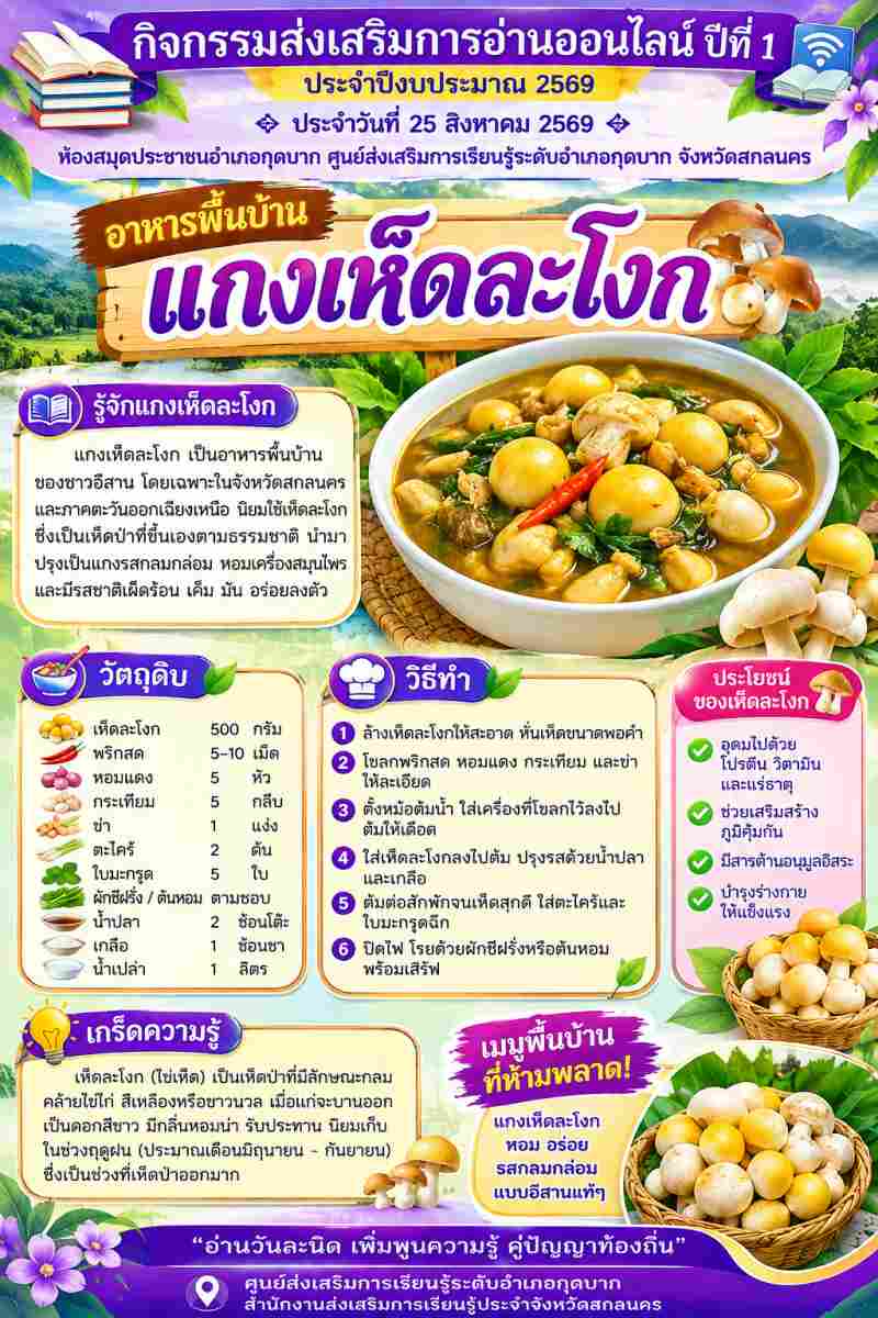 แกงเห็ดละโงก