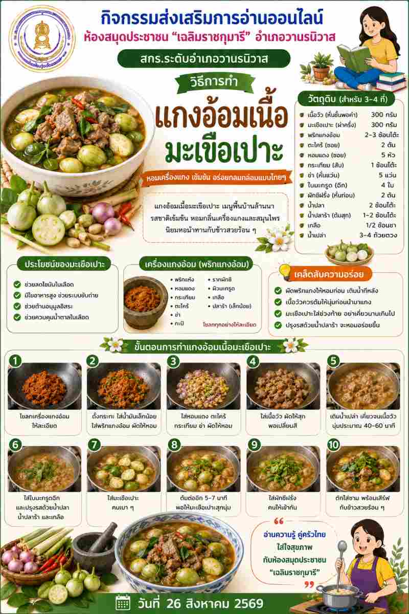 แกงอ้อมเนื้อมะเขือเปาะ