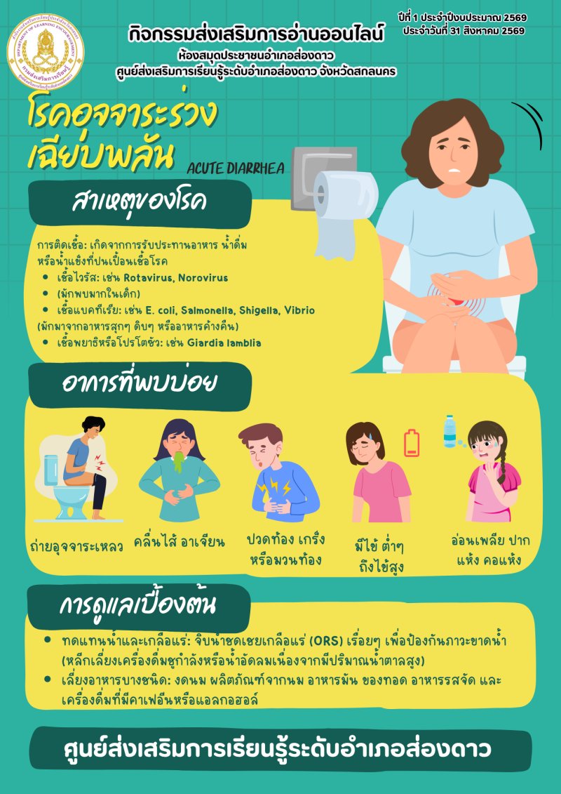 โรคอุจจาระร่วง เฉียบพลัน