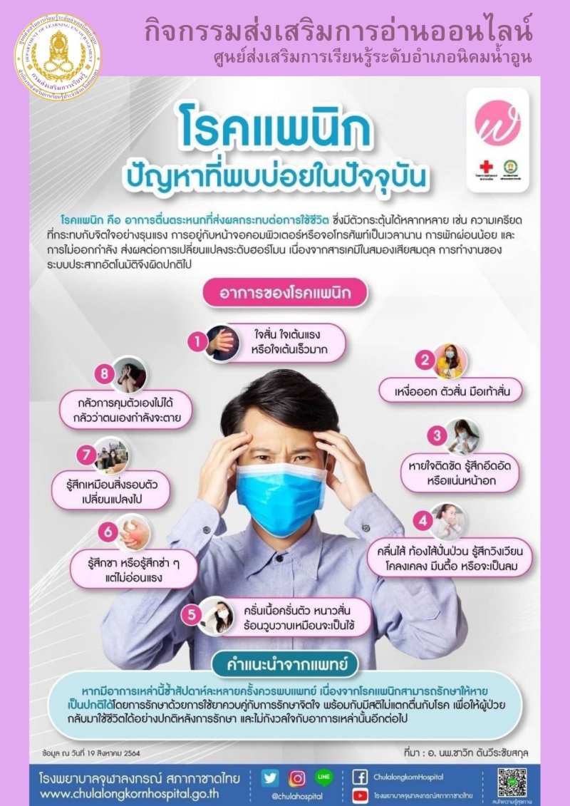 โรคแพนิคปัญหาที่พบบ่อยในปัจจุบัน 