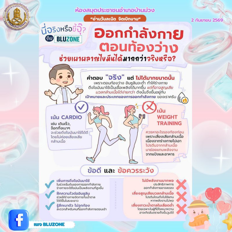 ออกกำลังกายตอนท้องว่าง ช่วยเผาผลาญไขมันได้มากกว่าจริงหรือ?