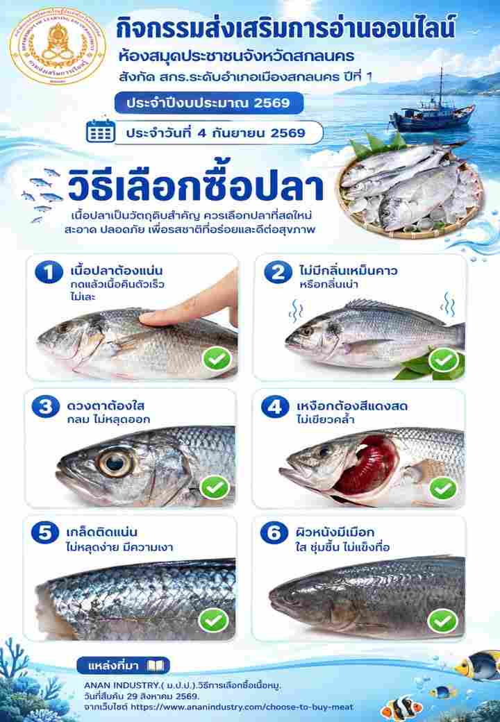 วิธีเลือกซื้อปลา