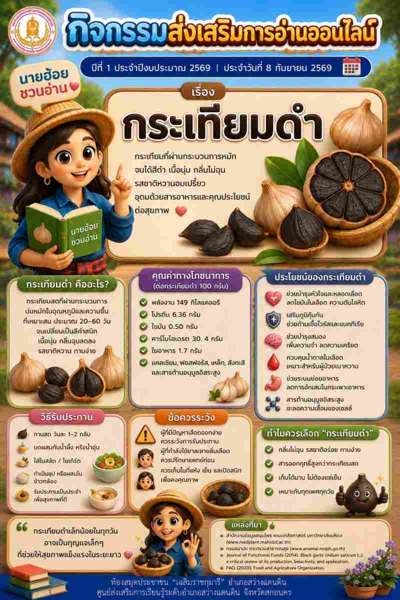กระเทียมดำ