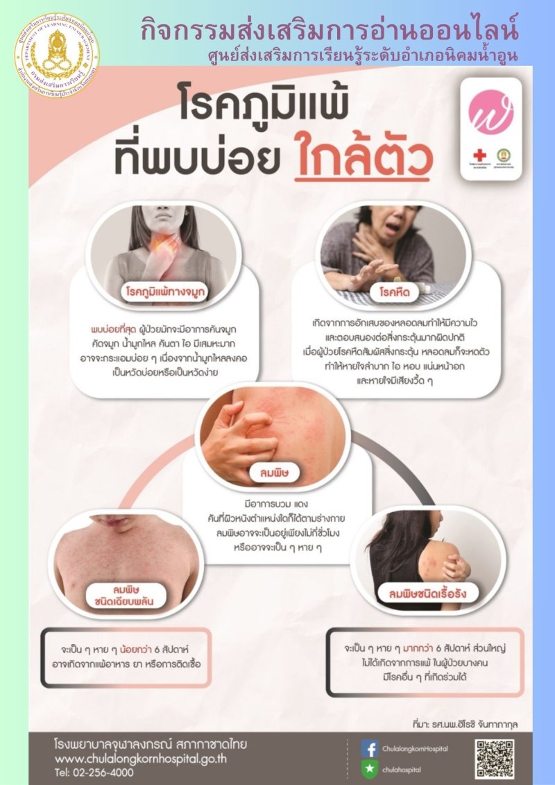 โรคภูมิแพ้ที่พบบ่อยใกล้ตัว