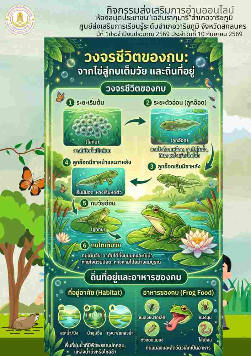 วงจรชีวิตของกบ