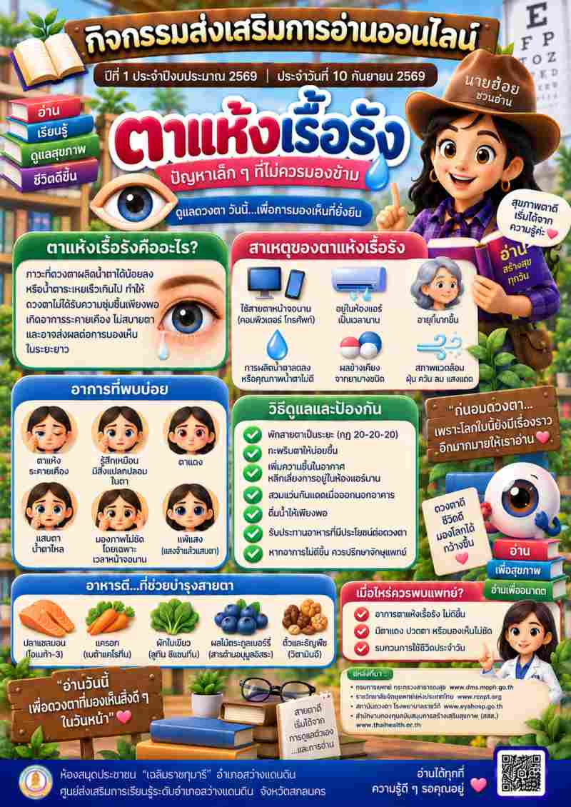 ตาแห้งเรื้อรัง