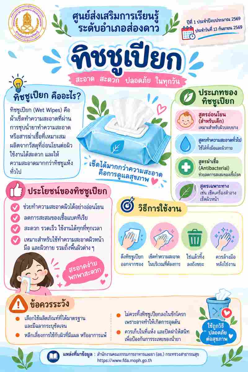 ทิชชู่เปียก