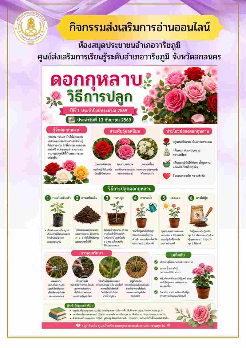 ดอกกุหลาบและวิธีการปลูก