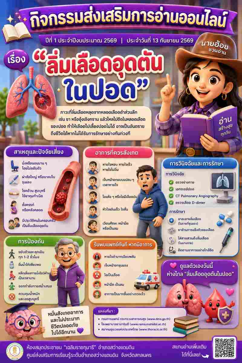 ลิ่มเลือดอุดตันในปอด