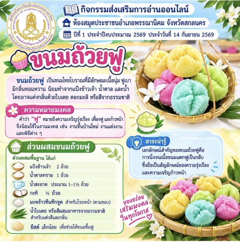 ขนมถ้วยฟู
