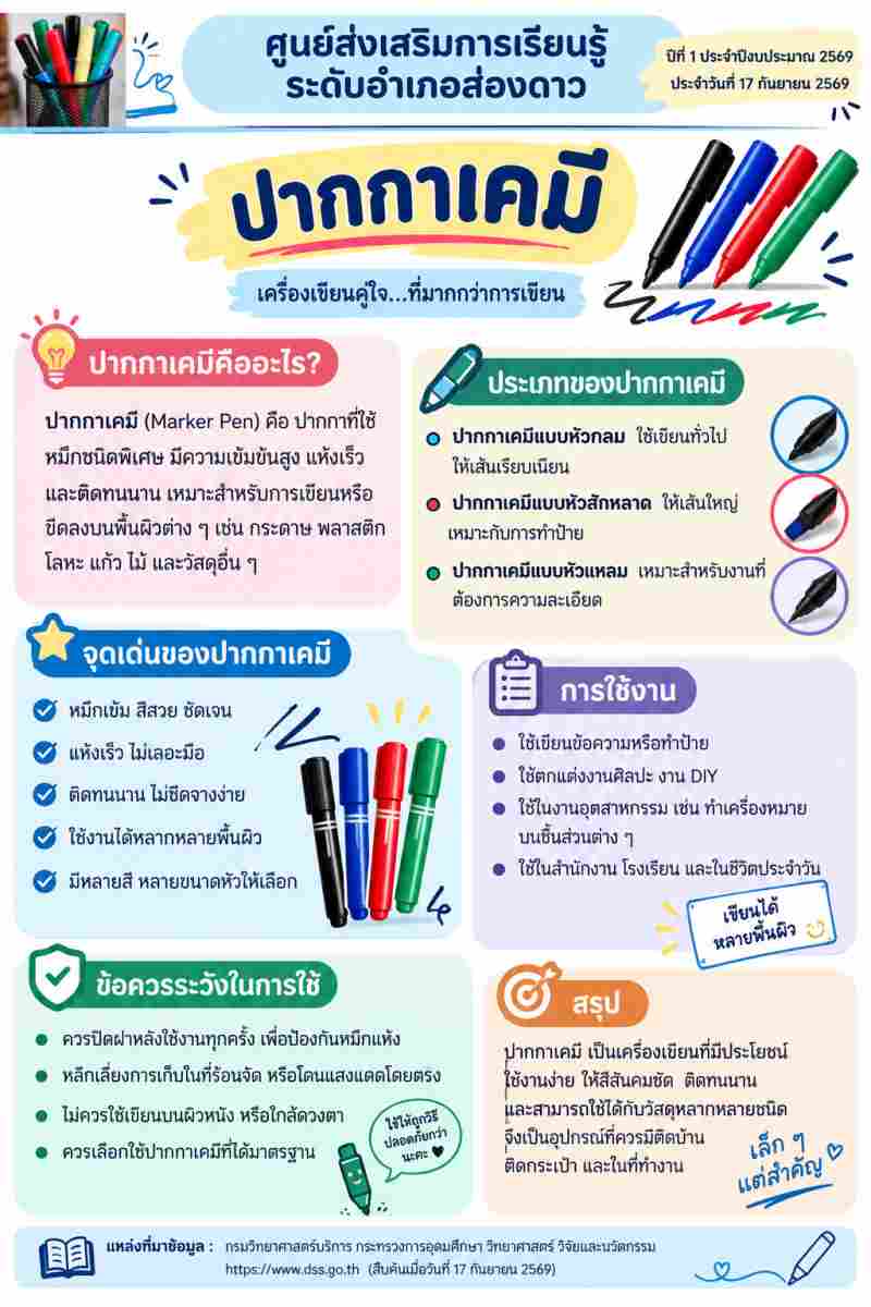 ประโยชน์ของปากกาเคมี
