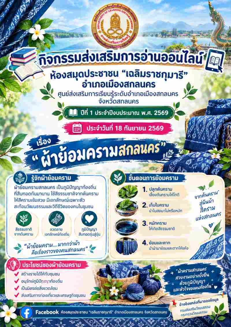 ผ้าย้อมครามสกลนคร