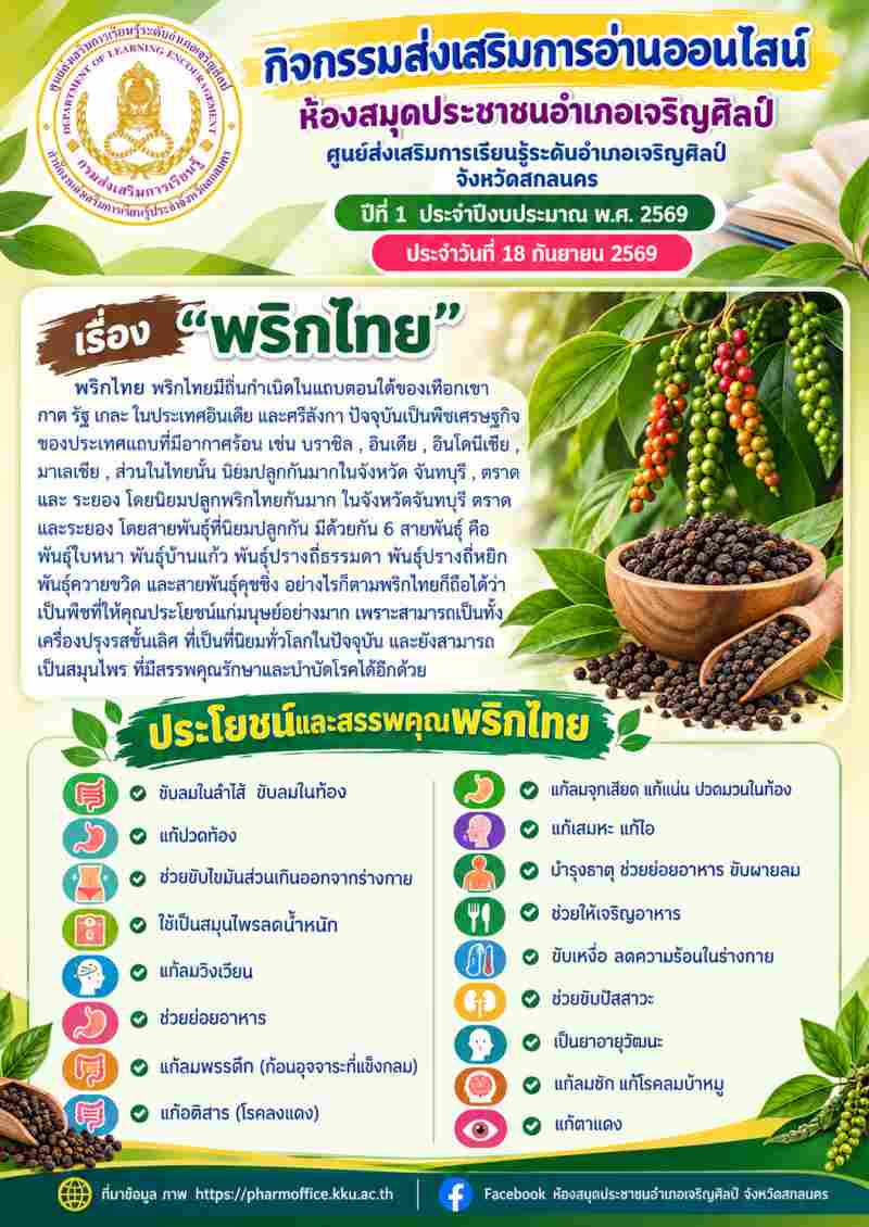 เผ็ดร้อนมีเสน่ห์ เครื่องเทศและสมุนไพรคู่ครัว! ทำความรู้จัก "พริกไทย" 🧄✨