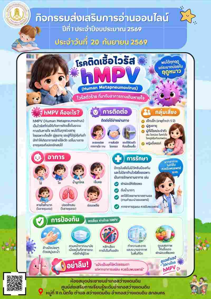โรคติดเชื้อไวรัส hMPV