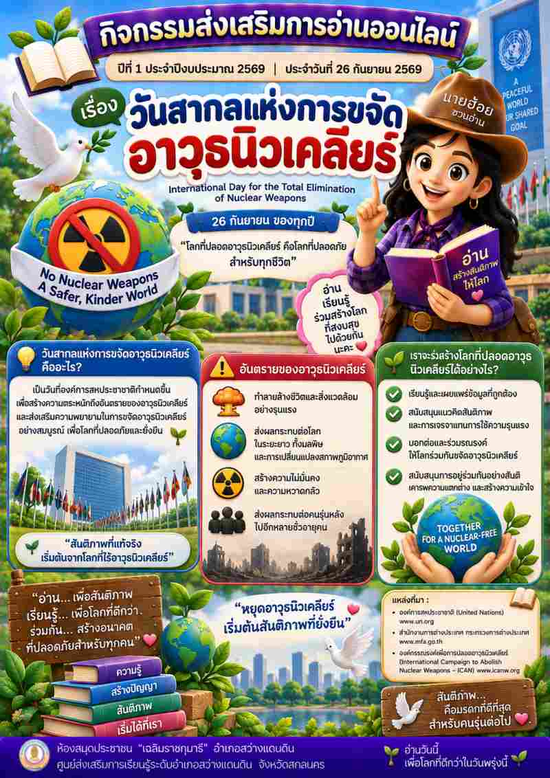 วันสากลแห่งการขจัดอาวุธนิวเคลียร์