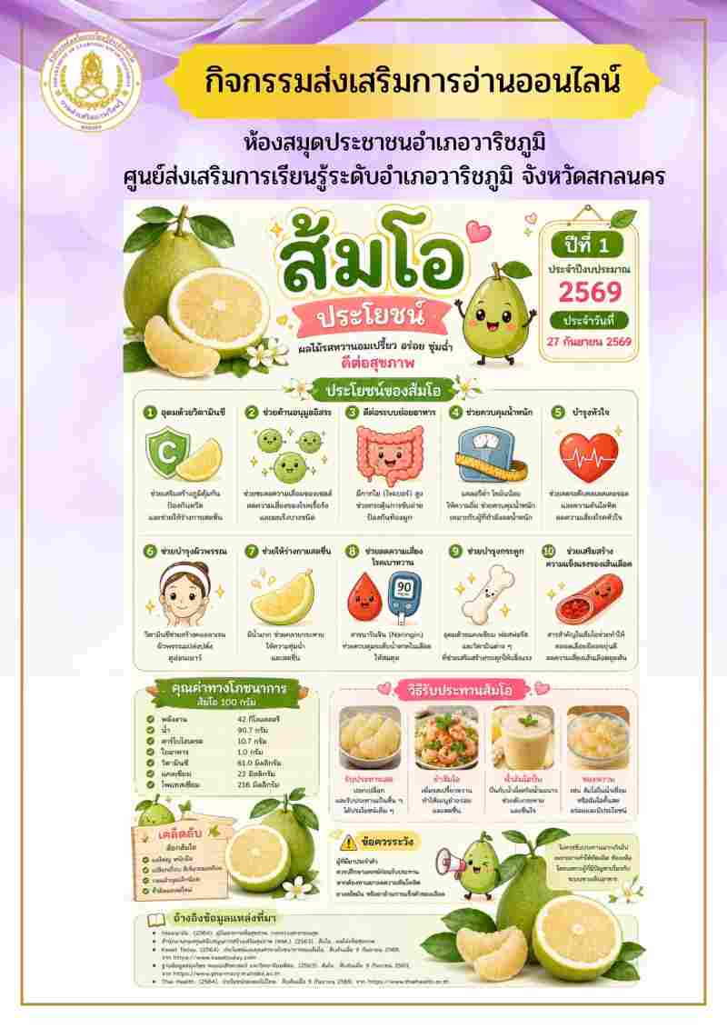 ประโยชน์ของส้มโอ