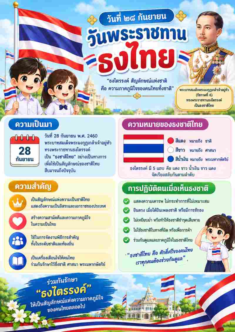 วันพระราชทานธงไทย