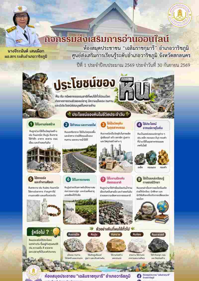 ประโยชน์ของหิน