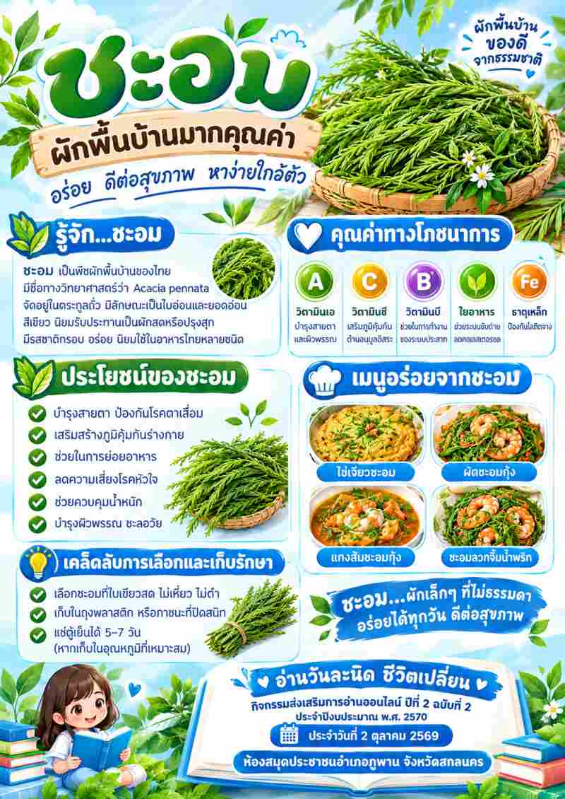  ชะอม ผักพื้นบ้านมากคุณค่า
