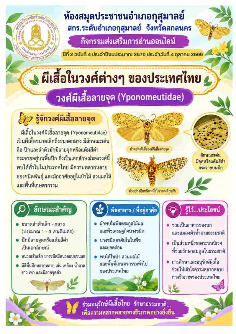 ผีเสื้อลายจุด