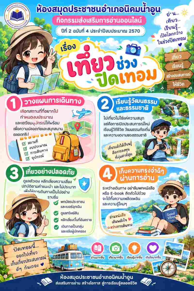 เที่ยวช่วงปิดเทอม