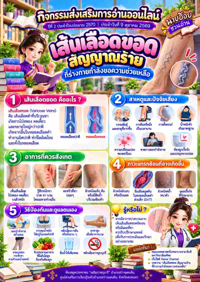 เส้นเลือดขอด สัญญาณร้าย