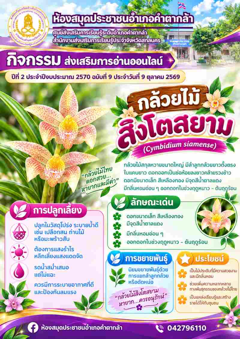 กล้วยไม้สิงโตสยาม