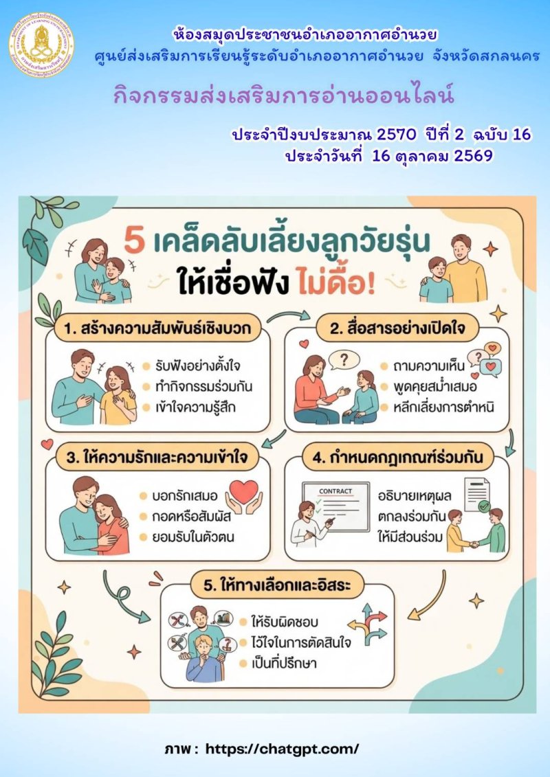 5 เคล็ดลับการเลี้ยงลูกวัยรุ่นให้เชื่อฟังไม่ดื้อ