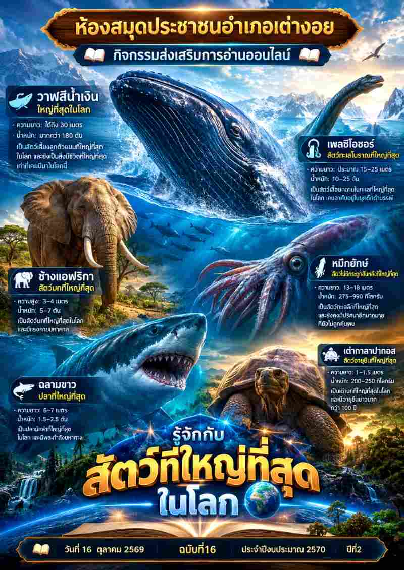 สัตว์ที่ใหญ่ที่สุดในโลก