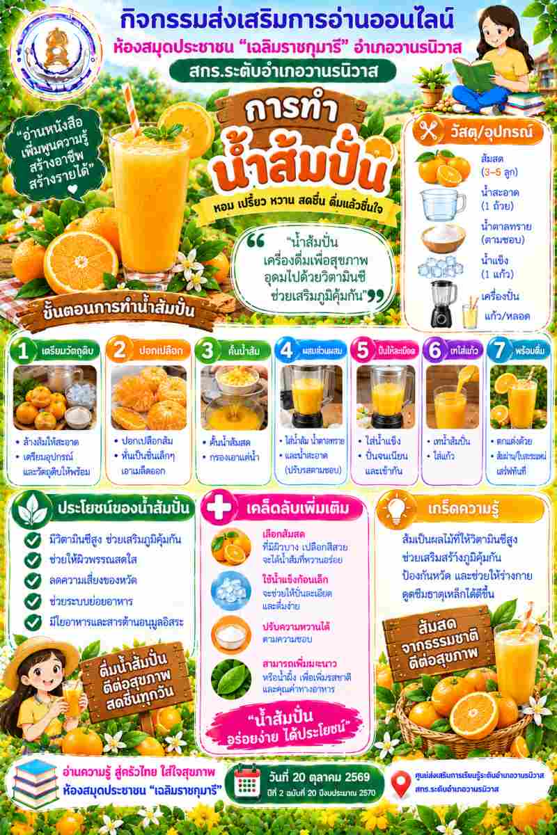 น้ำส้มปั่น