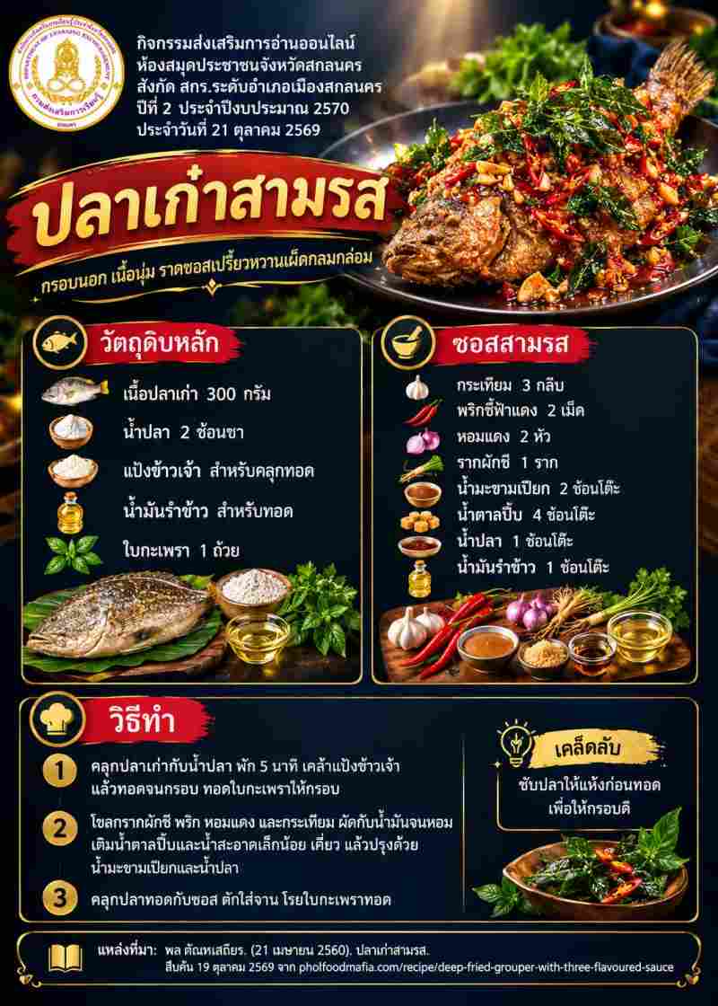 ปลาเก๋วสามรส